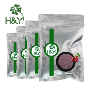 Polvere di Succo di Ciliegia Pura al 99% Certificata Halal OEM Polvere di Frutta di Ciliegia - Product Image 3