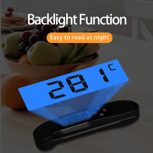Digitales Hochpräzises Küchenthermometer mit Sprachfunktion für Fleisch, BBQ, Grill aus ABS-Material - Product Image 4