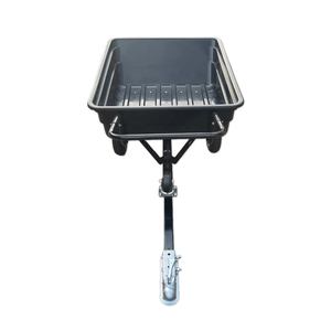 चीन फैक्टरी उत्कृष्ट प्रदर्शन प्लास्टिक कैम्पिंग दो पहिया कार्गो एटीवी ट्रेलर दो पहिया बैरो - Product Image 2