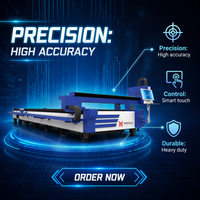 Machine de découpe laser à fibre IPG 3000W 1500W 2kW 3kW 3015 Tube DNE pour le traitement de tôles et de tubes avec servomoteur
