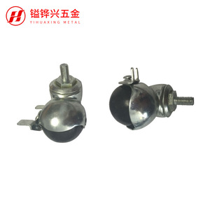 Rueda de Metal y Nylon Yihuaxing F0109 de 40 mm con Eje Roscado y Rodamiento Simple para Muebles Industriales - Product Image 2