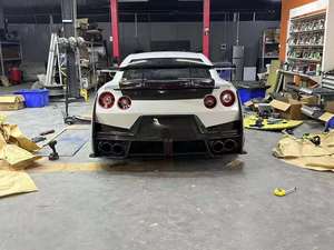 ชุดแต่งรอบคันคุณภาพสูงสำหรับรถยนต์ GT-R R35 รุ่นปี <span class=keywords><strong>2024</strong></span> <span class=keywords><strong>NISMO</strong></span>  กันชนหน้า/หลัง  100%  ประกอบได้พอดี  พร้อมสีรองพื้น + คาร์บอนไฟเบอร์ - Product Image 4