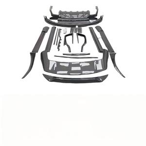 قطع تعديل من ألياف الكربون بنمط <span class=keywords><strong>M</strong></span> لسيارات مازيراتي ليفانتي: شفة أمامية، عتبات جانبية، شفة خلفية، جناح، غطاء محرك - Product Image 1