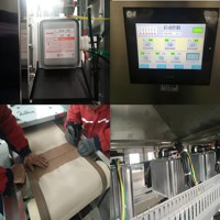 Séchoir industriel à tunnel micro-ondes pour gélatine liquide et en poudre