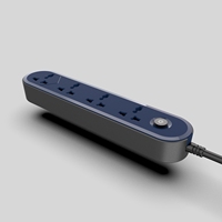Multiprise industrielle personnalisée en usine, 2 couleurs, 4 voies, 3 ports USB, 2 m, résistante au feu, durable, garantie 2 ans, pour la maison et le bureau