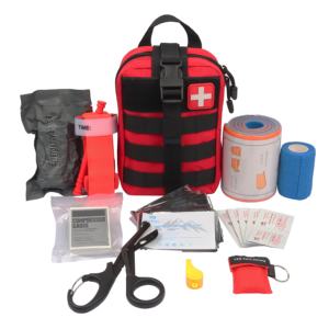 Portatile impermeabile trauma del sacchetto IFAK tattico kit di primo soccorso con laccio emostatico/Israele dalla fasciatura/rotolo stecca - Product Image 2