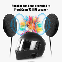 Casque d'intercom pour moto FreedConn T COM VB avec technologie avancée de réduction du bruit, étanche IP65, portée de 800 m