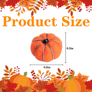 Decorazioni in Feltro a Forma di Zucca per Halloween e Natale, Piccole Zucche in <span class=keywords><strong>Lana</strong></span> per Decorazioni Domestiche, Alberi, Pareti e Feste - Product Image 4