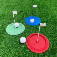 CRESTGOLF Coup de golf d'entraînement pour le putting avec trou et drapeau – Accessoires d'entraînement