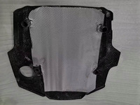 Couvercle de moteur à texture claire en fibre de carbone sèche de haute qualité pour Audi B9 C8 RS4 RS5 S4 S5 S6 S7