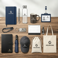 Ensemble de cadeaux promotionnels personnalisés avec logo, conception gratuite, articles publicitaires pour entreprises, produits de bureau
