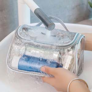 Multifunctional Transparent <b>Makeup</b> <b>Bag</b> Waterproof PVC Wash Storage <b>Bag</b> <b>Large</b> Capacity Travel <b>Makeup</b> <b>Bag</b> - Product Image 3