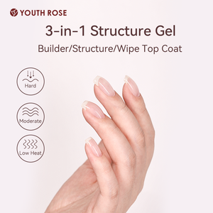 Youth Rose Esmalte de <span class=keywords><strong>Uñas</strong></span> en Gel en Lata 18g, Gel Constructor <span class=keywords><strong>Base</strong></span> y Top Coat, Gel Endurecedor para Extensión de <span class=keywords><strong>Uñas</strong></span>, Gel de Modelado No Pegajoso para Salón - Product Image 3