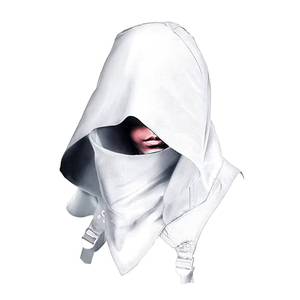 Cape à capuche d'assassin médiéval MS, cape de cosplay d'Halloween, ensemble écharpe tactique coupe-vent pour l'extérieur - Product Image 2