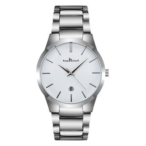 Orologi da Uomo di Lusso dal Design Minimalista, Orologio da Polso in Acciaio Inossidabile Dorato, Orologio al Quarzo per Affari - Product Image 5