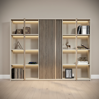 Armoire de rangement de fichiers en bois massif moderne et écologique de grande capacité pour les hôtels, les hôpitaux et les bureaux haut de gamme
