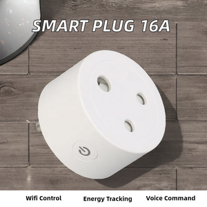Ấn độ Nam Phi 16A thông minh Ổ cắm điện cắm ABS chất liệu wifi + BLE năng lượng màn hình bằng giọng nói điều khiển từ xa CN loại tiêu chuẩn F SDK - Product Image 5