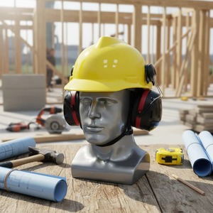 CITICITY Orejeras de Seguridad de 34dB Tipo Casco, Orejeras Ajustables con Reducción de Ruido para Cascos de Seguridad - Product Image 4