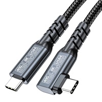 Cable de Datos USB5 de Alta Velocidad 80G 240W con Carga Rápida para Laptop y Teléfono, Tipo-C a C, Compatible con Adaptador de Proyección HD 16K