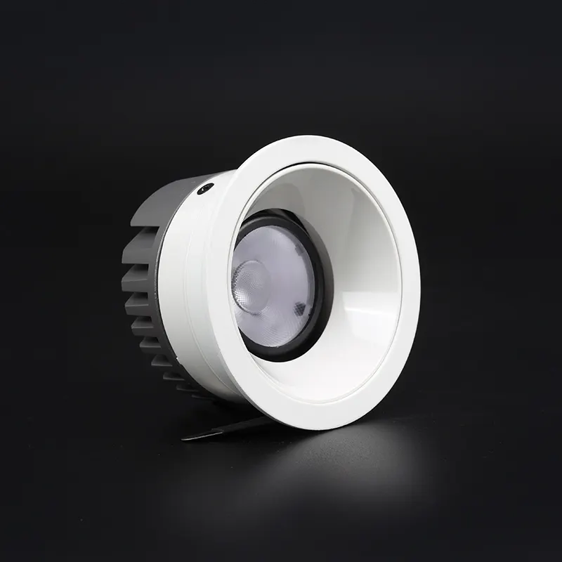 Glare Spot Recessed Spotlight Light Led Cob Downlight Adjust Down Lights Design
