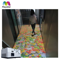 Jeu personnalisé Kids Floor immersive motion sensor ar Projection Trampoline 3D Interactive projecteur 5500l pour l'éducation