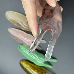 Strumento per Massaggio in Resina Sintetica di Ambra Raschietto Tradizionale Cinese Gua Sha - Product Image 4