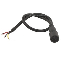 2RCA auf 4-Pin Slim Mini-DIN-Kabel CCTV-Kamera Audio-Video-Kabel für Fahrzeug-Überwachungskamerasysteme