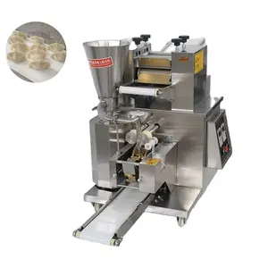 Máquina de fabricação comercial samosa no paquistão, máquina automática empanada dimsum momo manequim ravioli