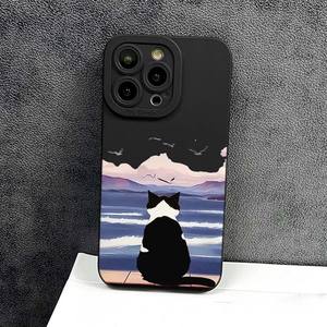 See Sea Cat Printing Pupil Eye Pro Camera Hole TPU Funda para teléfono móvil para Iphone 8 X Xr Xs Max 11 12 13 14 15 16 17 Pro Max - Product Image 4