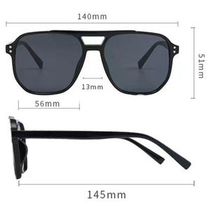 飞行员温州橙色太阳镜廉价时尚运动批发经典女性再生塑料太阳镜定制男士太阳镜 - Product Image 3