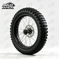 SKOAX Sur-Ron Light Bee X LBX Noir, jeu de roues 19/16 pouces, construction légère, utilisation tout-terrain et sur sentier, performances hors route, ajustement direct