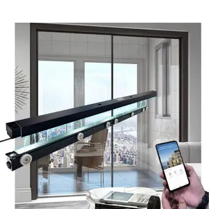 Caelus Mall 1 Year Online Technical Support Magnetic Levitation Automatic Sliding Door Opener Wifi Phone Controlled