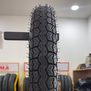 Pneu de moto KUMA K102A 3.00-17 fabriqué au Vietnam, caoutchouc naturel + nylon, nouvelle qualité supérieure, indice de plis 4PR/6PR/8PR, 20000 km, noir - Product Image 1