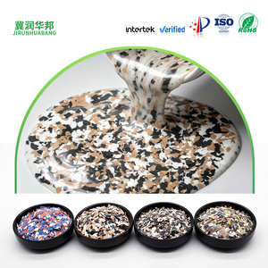 Échantillons Gratuits Disponibles Faible MOQ Flocons de Sol Époxy Écologiques RHB pour Revêtement de Sol Résidentiel DIY Application au Pinceau Peinture Applicatrice - Product Image 5