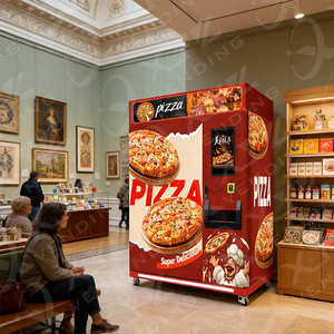 屋内商用スマート自己加熱冷凍ホットフードピザ自動販売機全自動 - Product Image 2