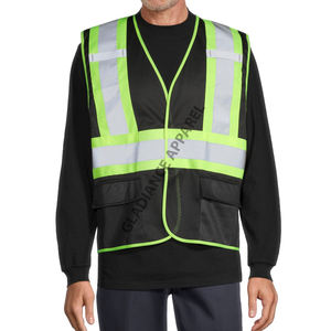 Combinaison de travail de chantier, sécurité, haute visibilité, imperméable, respirante, tissu polyester, vente en gros - Product Image 3