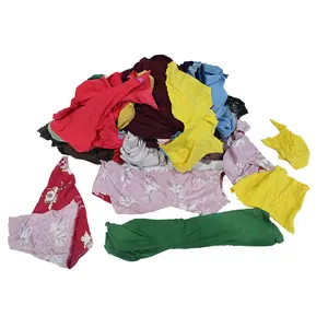 Hissen Draps de lit et serviettes de bain d'occasion recyclés mixtes chiffons de coton Machine de recyclage déchets textiles chiffons de nettoyage