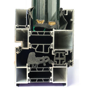 Fenêtre coulissante à battant en alliage d'aluminium avec isolation de pont cassé Motif d'ouverture horizontale Filet d'écran en acier inoxydable - Product Image 3