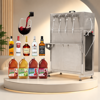 Machine de remplissage semi-automatique commerciale pour liquides, jus, lait de soja, lait, vin, machine de remplissage de bouteilles multi-spécifications