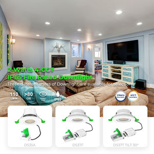 CGT <span class=keywords><strong>LED</strong></span> 5W/8W Réglable 2700K-6500K Carré Encastré <span class=keywords><strong>LED</strong></span> Projecteur Corps En Aluminium Design Moderne pour Salon Downlight - Product Image 2