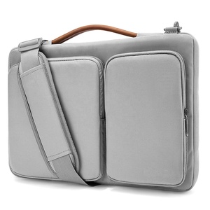 OEM13 personalizado 14 15 15,6 <span class=keywords><strong>17</strong></span> <span class=keywords><strong>pulgadas</strong></span> poliéster duradero portátil manga bolsa ordenador hombro cubre Portátil Bolsa de mensajero - Product Image 6