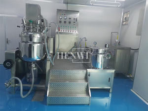 Henwi 100-500Liter Kosmetik herstellung Produktions linie Vakuum creme herstellung Ausrüstung - Product Image 5