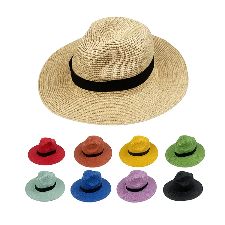 Лидер продаж, женские соломенные шляпы 2022, дизайнерская, на заказ, летняя женская пляжная шляпа, соломенные шляпы от солнца