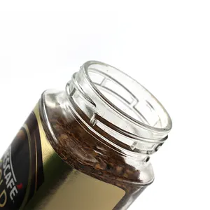 Wholesale 100ml Wide Mouth Glass Coffee Jar With Plastic Lid For Storage Of Jam Honey Canning Spices Stocked Item