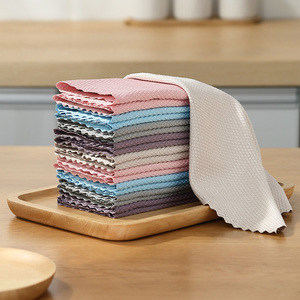 Serviettes de séchage pour vaisselle et verres, à bords thermocollés par ultrasons, esthétiques, pratiques, avec procédé de tissage, multi-usages pour la maison et la voiture - Product Image 2