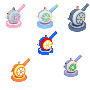 Bonhong Venta al por mayor de espuma de juguete Ball Cannon con Ball Pit Pool Soft Play Area Ball Shooter para niños - Product Image 6