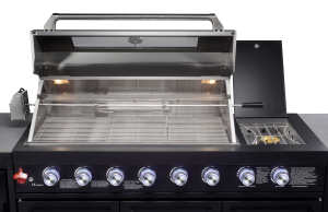 <span class=keywords><strong>Barbecue</strong></span> à <span class=keywords><strong>gaz</strong></span> en acier inoxydable à 8 brûleurs avec allumage électronique et brûleur infrarouge, <span class=keywords><strong>barbecue</strong></span> de cuisine extérieure pour patio - Product Image 4