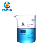 Bécher en verre borosilicate 3.3 CORDIAL 50 ml à forme basse pour usage en laboratoire