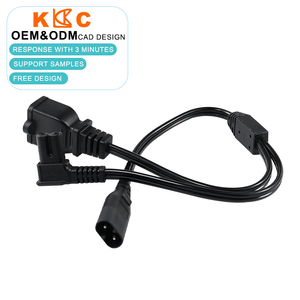 NEMA 1-15R Socket & C7 to IEC320 C8 <b>Power</b> Splitter <b>Cable</b> / US 2-Prong AC Cord / Dual Device <b>Power</b> Solution - Product Image 3