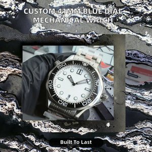 カスタマイズされた高品質夜光防水腕時計サファイアミラー ステンレススチールメンズウォッチ - Product Image 2